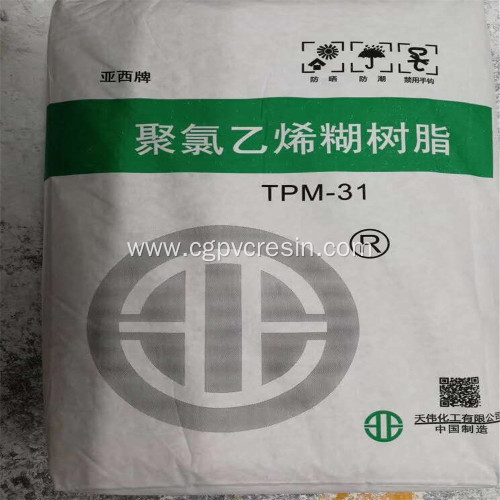Tpm31 Pvc Paste Resin Tianye Brand